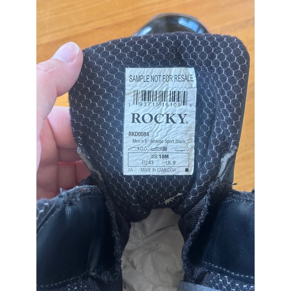Rocky Code Blue Mens Athletic Sport Tactical Boots Black RKD0084 Size 10M